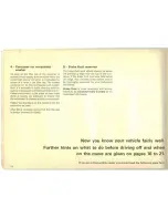 Предварительный просмотр 21 страницы Volkswagen 1968 Bug Owner'S Manual