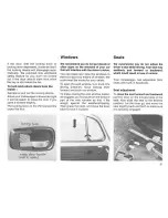 Предварительный просмотр 17 страницы Volkswagen 1973 Convectible Owner'S Manual