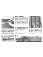 Предварительный просмотр 34 страницы Volkswagen 1973 Convectible Owner'S Manual