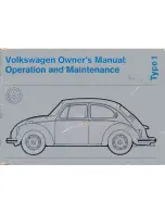 Предварительный просмотр 97 страницы Volkswagen 1973 Convectible Owner'S Manual