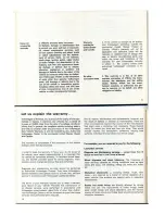 Предварительный просмотр 6 страницы Volkswagen 1973 Karmann Ghia Convertible Owner'S Manual