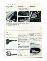 Предварительный просмотр 9 страницы Volkswagen 1973 Karmann Ghia Convertible Owner'S Manual