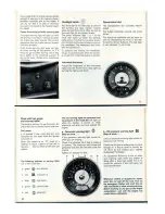 Предварительный просмотр 12 страницы Volkswagen 1973 Karmann Ghia Convertible Owner'S Manual