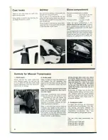 Предварительный просмотр 14 страницы Volkswagen 1973 Karmann Ghia Convertible Owner'S Manual