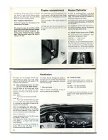 Предварительный просмотр 17 страницы Volkswagen 1973 Karmann Ghia Convertible Owner'S Manual