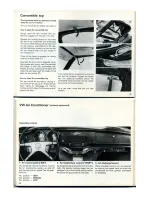 Предварительный просмотр 18 страницы Volkswagen 1973 Karmann Ghia Convertible Owner'S Manual