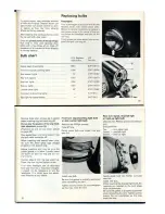 Предварительный просмотр 26 страницы Volkswagen 1973 Karmann Ghia Convertible Owner'S Manual