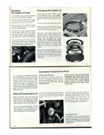 Предварительный просмотр 28 страницы Volkswagen 1973 Karmann Ghia Convertible Owner'S Manual