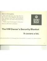 Предварительный просмотр 10 страницы Volkswagen 1974 Karmann Ghia Owner'S Manual