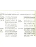 Предварительный просмотр 14 страницы Volkswagen 1974 Karmann Ghia Owner'S Manual