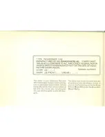 Предварительный просмотр 17 страницы Volkswagen 1974 Karmann Ghia Owner'S Manual