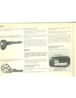 Предварительный просмотр 19 страницы Volkswagen 1974 Karmann Ghia Owner'S Manual