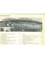 Предварительный просмотр 23 страницы Volkswagen 1974 Karmann Ghia Owner'S Manual