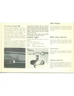 Предварительный просмотр 28 страницы Volkswagen 1974 Karmann Ghia Owner'S Manual