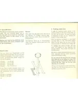 Предварительный просмотр 31 страницы Volkswagen 1974 Karmann Ghia Owner'S Manual