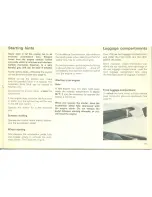 Предварительный просмотр 34 страницы Volkswagen 1974 Karmann Ghia Owner'S Manual