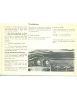 Предварительный просмотр 36 страницы Volkswagen 1974 Karmann Ghia Owner'S Manual