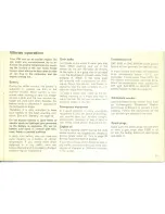 Предварительный просмотр 42 страницы Volkswagen 1974 Karmann Ghia Owner'S Manual