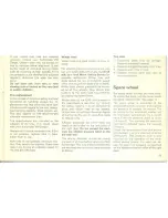 Предварительный просмотр 44 страницы Volkswagen 1974 Karmann Ghia Owner'S Manual