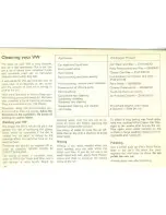 Предварительный просмотр 51 страницы Volkswagen 1974 Karmann Ghia Owner'S Manual