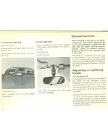 Предварительный просмотр 55 страницы Volkswagen 1974 Karmann Ghia Owner'S Manual