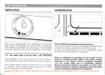 Предварительный просмотр 20 страницы Volkswagen 1987 Vanagon Westfalia Camper Supplement Owner'S Manual