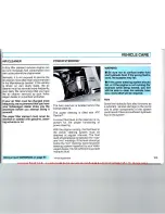 Preview for 108 page of Volkswagen 1990 Transporter Onwers Manual