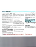 Предварительный просмотр 4 страницы Volkswagen 1992 Caravelle Instruction Manual