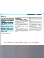 Предварительный просмотр 17 страницы Volkswagen 1992 Caravelle Instruction Manual