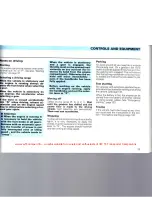 Предварительный просмотр 37 страницы Volkswagen 1992 Caravelle Instruction Manual