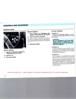 Предварительный просмотр 38 страницы Volkswagen 1992 Caravelle Instruction Manual