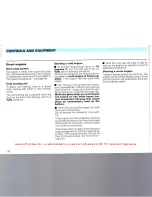 Предварительный просмотр 40 страницы Volkswagen 1992 Caravelle Instruction Manual