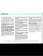 Предварительный просмотр 82 страницы Volkswagen 1992 Caravelle Instruction Manual