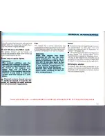 Предварительный просмотр 105 страницы Volkswagen 1992 Caravelle Instruction Manual