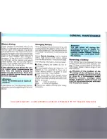 Предварительный просмотр 109 страницы Volkswagen 1992 Caravelle Instruction Manual