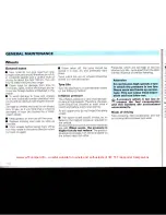 Предварительный просмотр 112 страницы Volkswagen 1992 Caravelle Instruction Manual