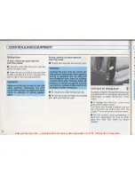 Предварительный просмотр 13 страницы Volkswagen 1993 Eurovan Owner'S Manual