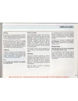 Предварительный просмотр 103 страницы Volkswagen 1993 Eurovan Owner'S Manual