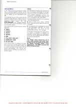 Preview for 10 page of Volkswagen 1998 Radio Gamma Operating Instructions Manual