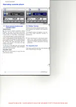 Preview for 24 page of Volkswagen 1998 Radio Gamma Operating Instructions Manual