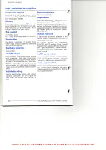 Preview for 30 page of Volkswagen 1998 Radio Gamma Operating Instructions Manual