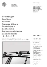 Preview for 1 page of Volkswagen 1K0 071 126 Fitting Instructions Manual