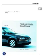 Предварительный просмотр 5 страницы Volkswagen 2001 Passat Manual