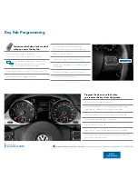 Предварительный просмотр 9 страницы Volkswagen 2011 CC Quick Start Manual