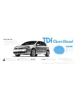 Preview for 4 page of Volkswagen 2013 Golf 2.0L TDI Brochure & Specs