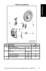 Предварительный просмотр 85 страницы Volkswagen 2014 Golf Quick Reference Book