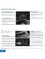 Предварительный просмотр 6 страницы Volkswagen 2014 Jetta Hybrid Quick Start Manual