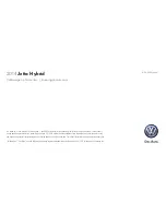 Предварительный просмотр 21 страницы Volkswagen 2014 Jetta Hybrid Quick Start Manual