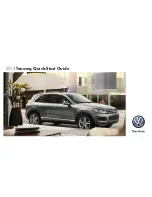 Volkswagen 2014 Touareg Quick Start Manual предпросмотр