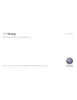 Preview for 17 page of Volkswagen 2014 Touareg Quick Start Manual